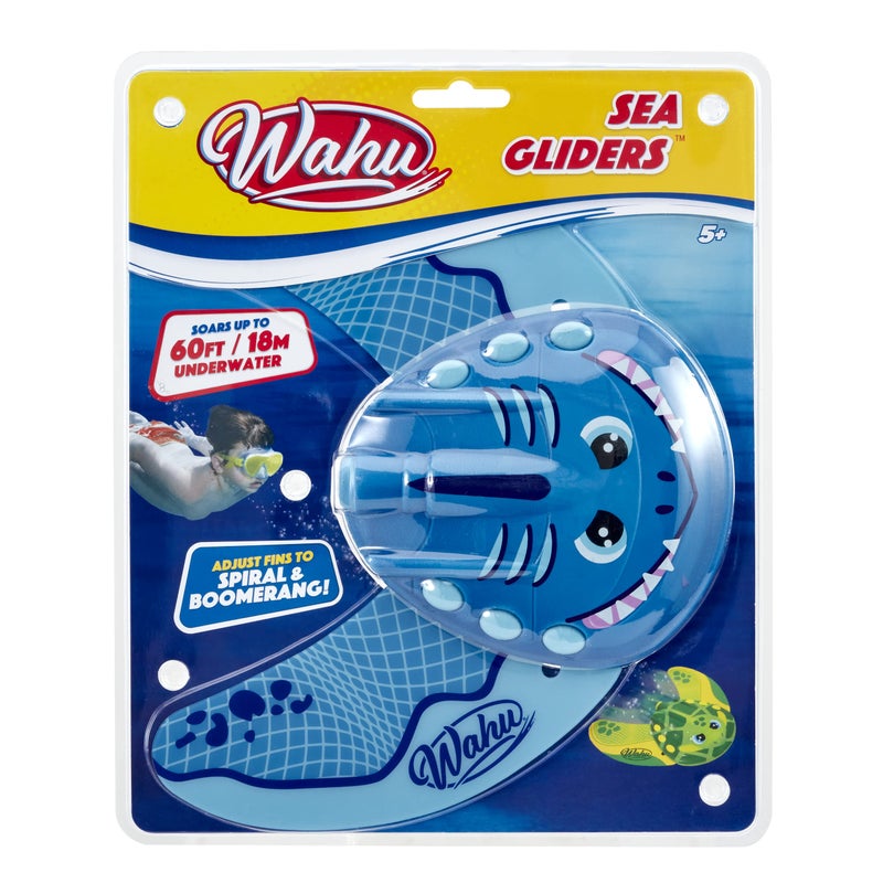 Wahu Sea Gliders Shark Underwater Pool Toy with Self-Propelled Jet and Adjustable Fins  Pool Diving Toy Shark Glides up to 60' Underwater - Image 1